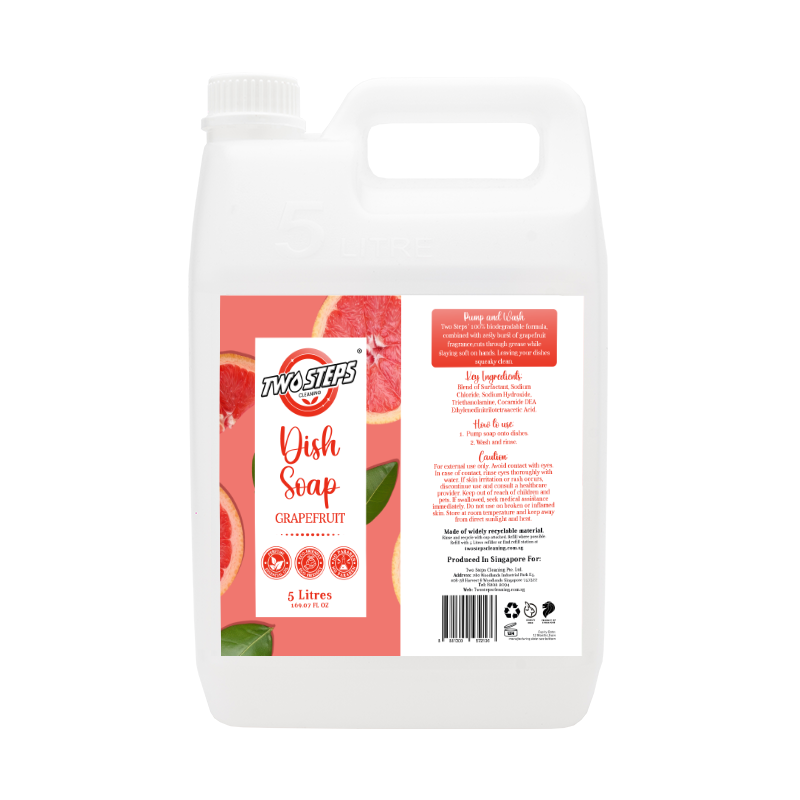 Dish Soap 5 Litre Eco Refill - Grape Fruit